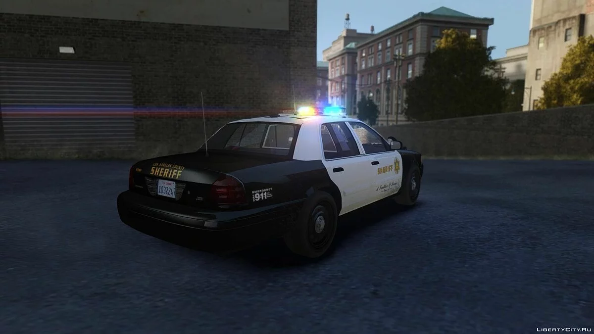 2011 Ford Crown Victoria P7B - Los Angeles Sheriff Department V3.2S / GTA 4