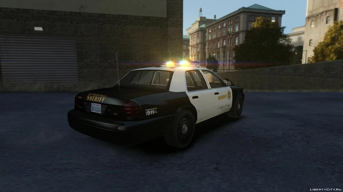 2011 Ford Crown Victoria P7B - Los Angeles Sheriff Department V3.2S / GTA 4