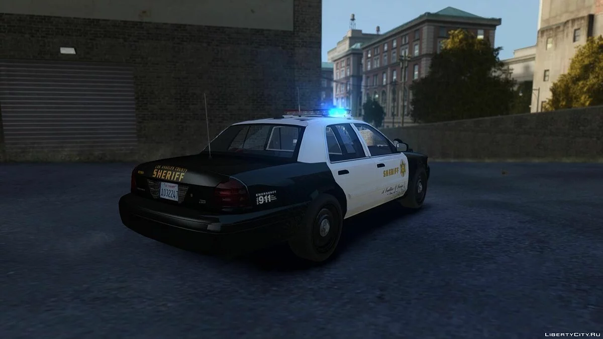 2011 Ford Crown Victoria P7B - Los Angeles Sheriff Department V3.2S / GTA 4