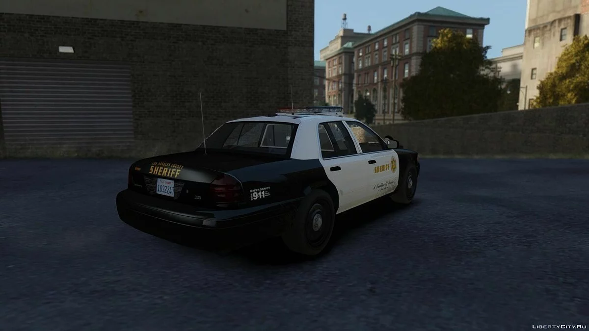 2011 Ford Crown Victoria P7B - Los Angeles Sheriff Department V3.2S / GTA 4