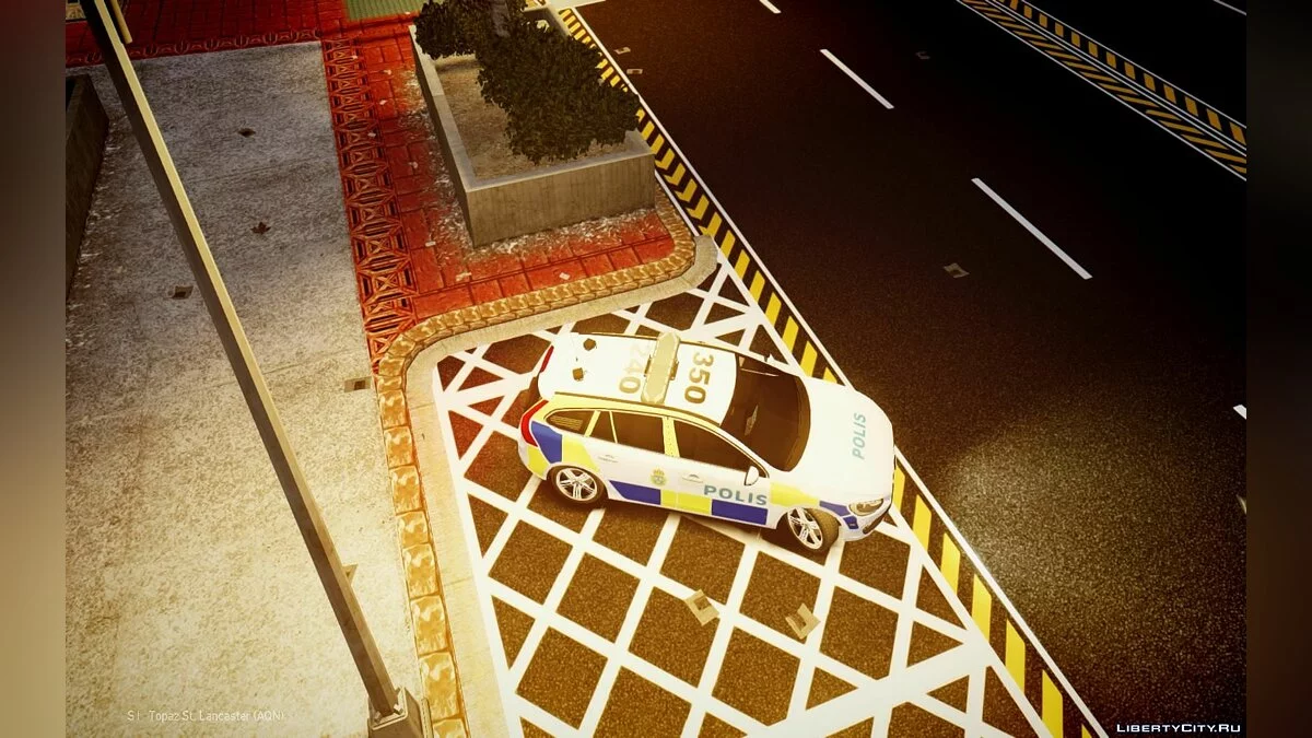 Volvo V60 Swedish Police [ELS] / GTA 4