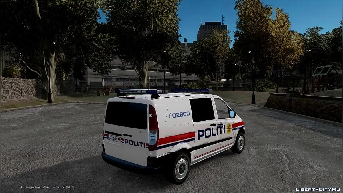 Mercedes Vito 2014 2 door boot Norwegian Police / GTA 4