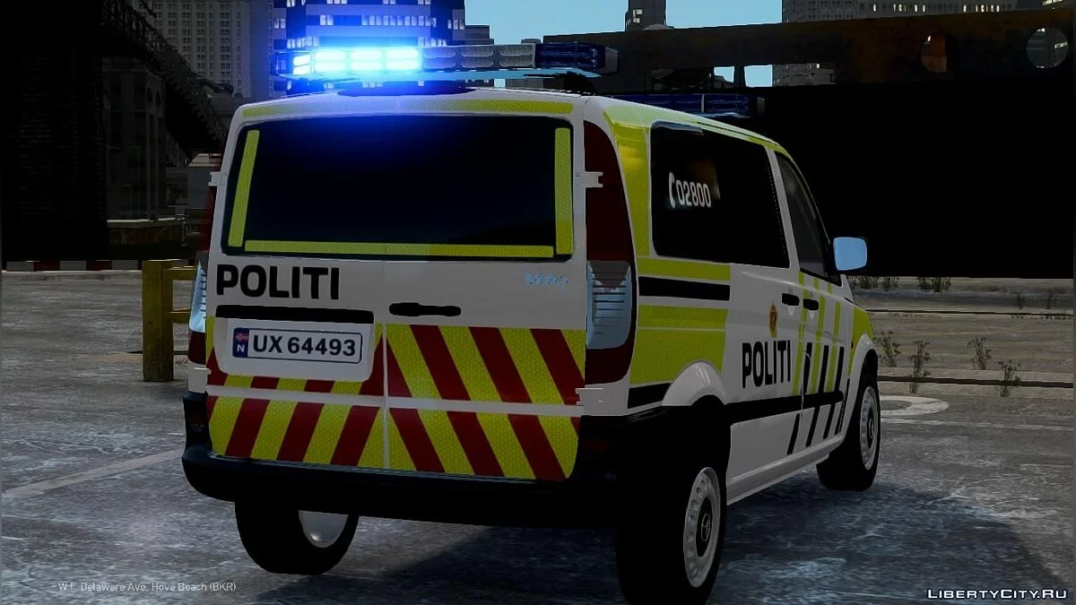 Mercedes Vito 2014 2 door boot Norwegian Police / GTA 4