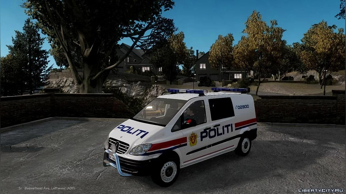 Mercedes Vito 2014 2 door boot Norwegian Police / GTA 4