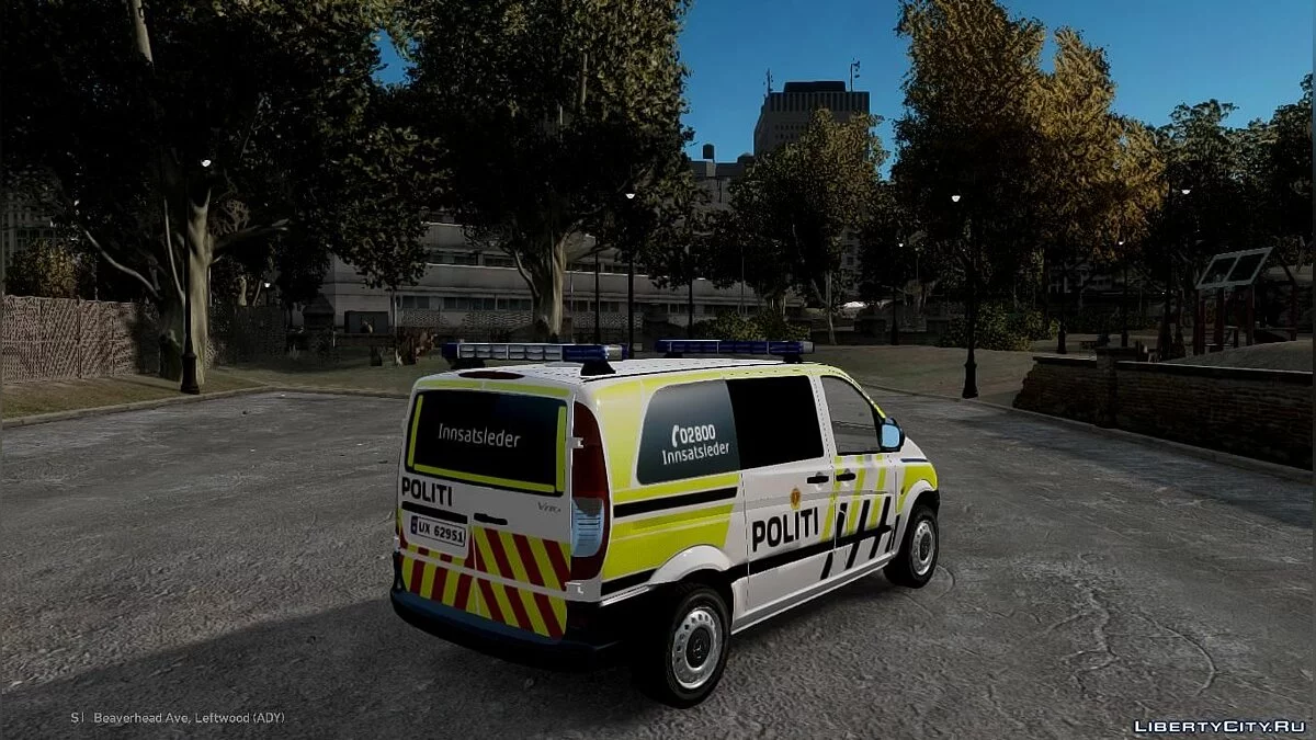 Mercedes Vito 2014 2 door boot Norwegian Police / GTA 4