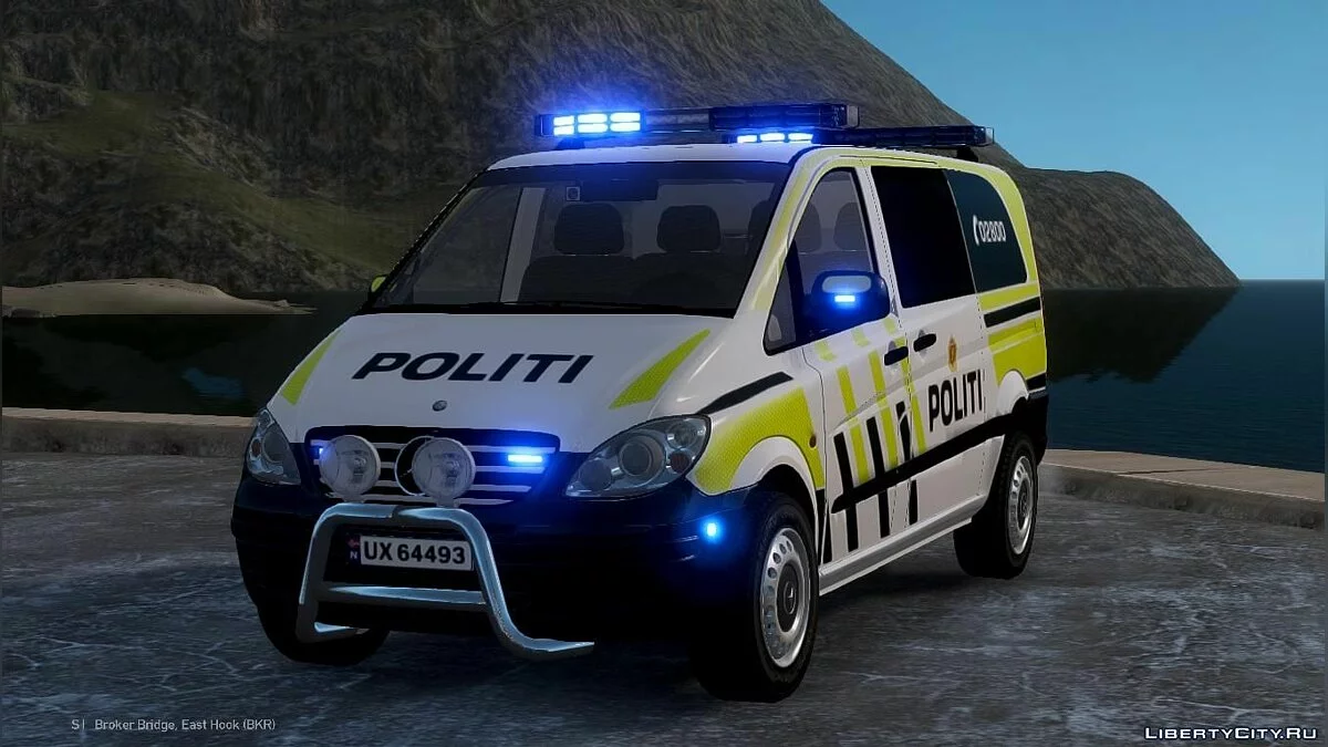 Mercedes Vito 2014 2 door boot Norwegian Police / GTA 4