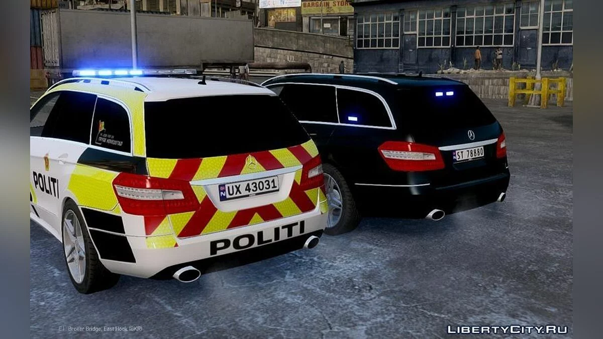 Mercedes E-Class Norwegian Police 2015 / GTA 4