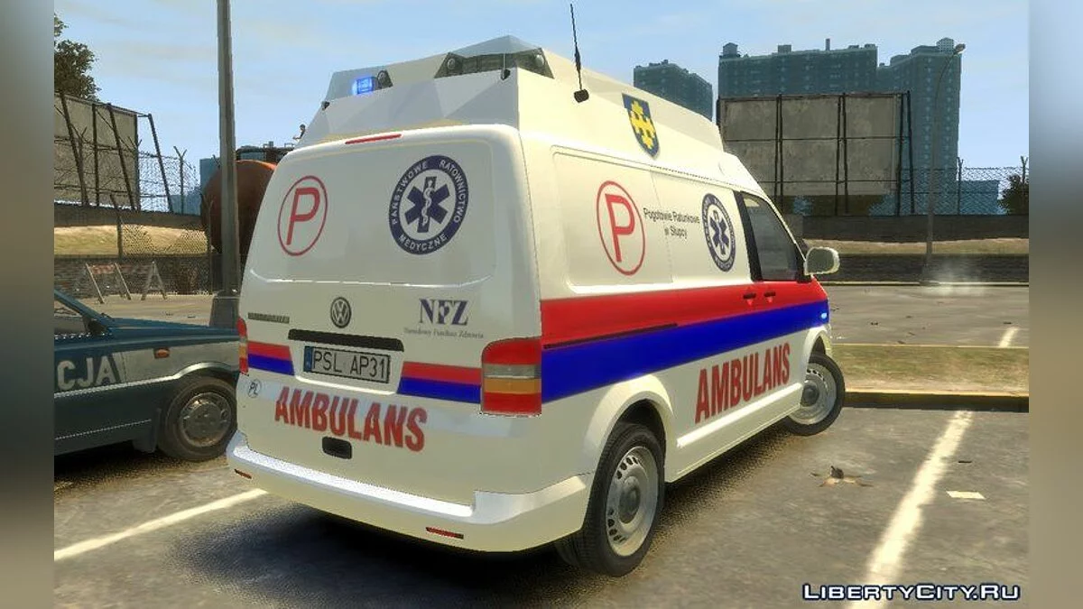 Volkswagen T5 Polish Ambulnce / GTA 4
