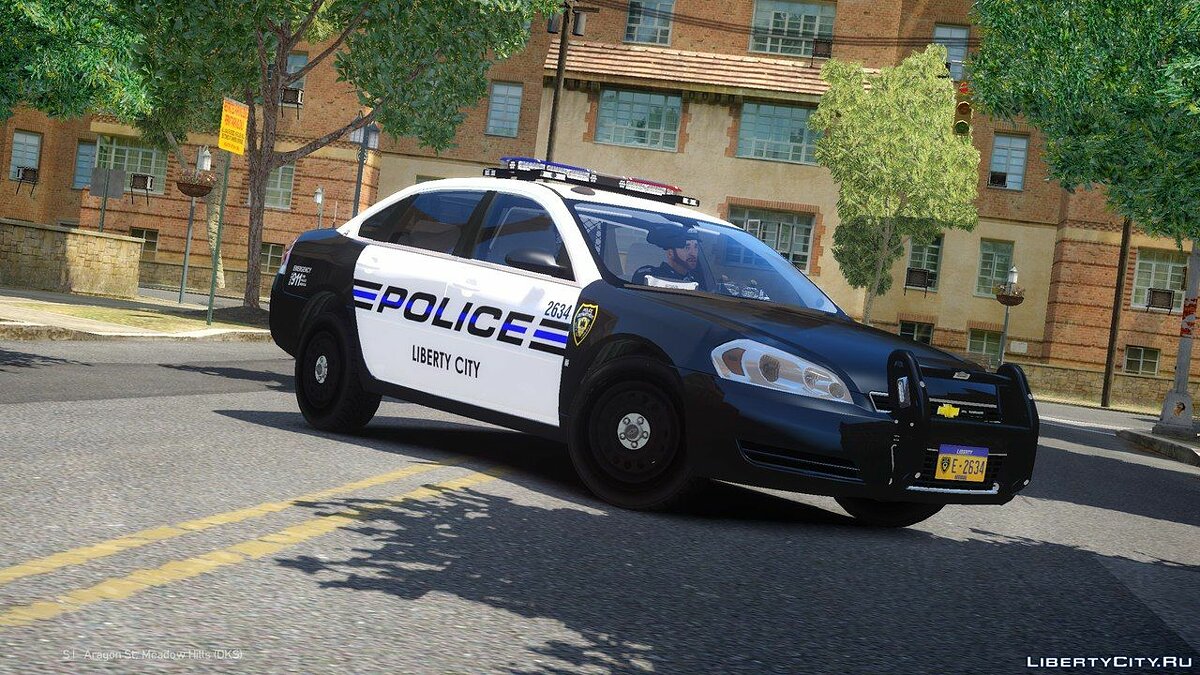 Скачать Chevrolet Impala 2013 PPV Liberty City Police для GTA 4