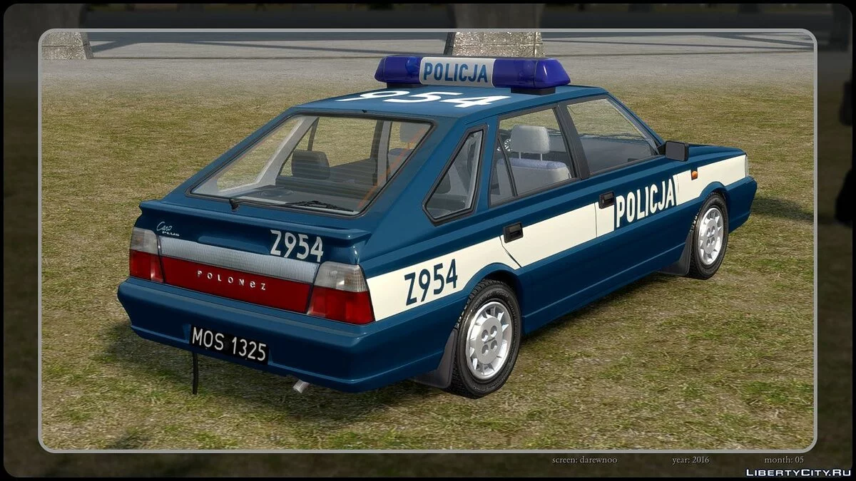 Daewoo-FSO Polonez Caro Plus Policja 1997 / GTA 4