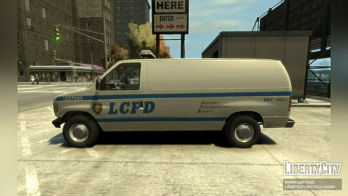 1998 Ford Econoline E-250 LCPD / GTA 4