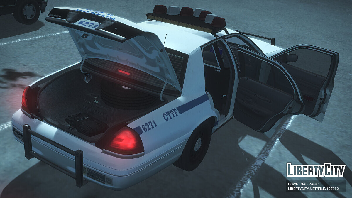 Скачать 2001 Ford Crown Victoria Police Interceptor (LCPD) для GTA 4