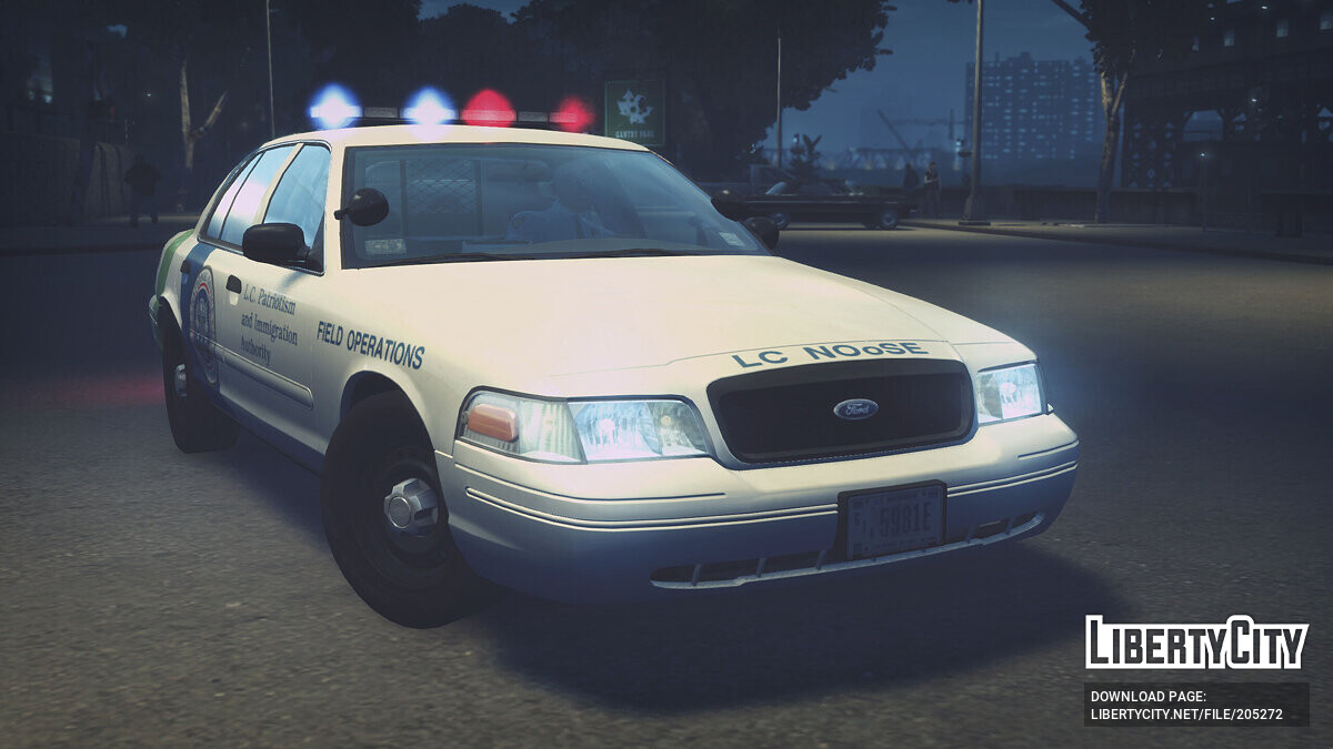 Скачать 2001 Ford Crown Victoria Police Interceptor (NOoSE) для GTA 4