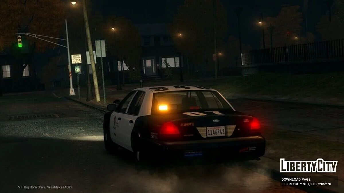 LAPD - 2000 Ford Crown Victoria P71 / GTA 4