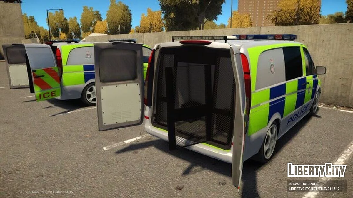 British Transport Police Vito (Pack) / GTA 4