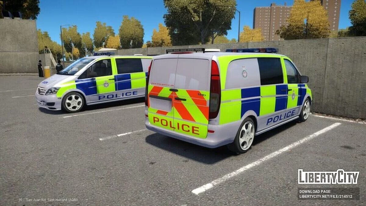 British Transport Police Vito (Pack) / GTA 4