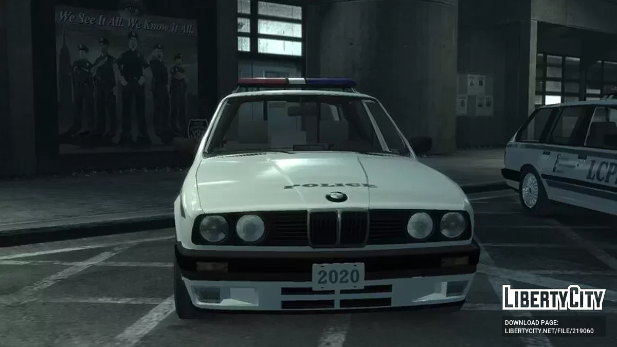 BMW 325i Touring E30 LCPD / GTA 4