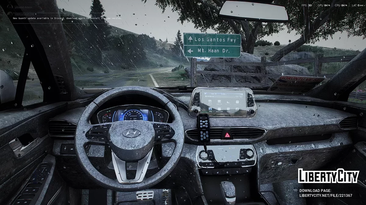 Hyundai Santa Fe Police 2019 [Replace] / GTA 4