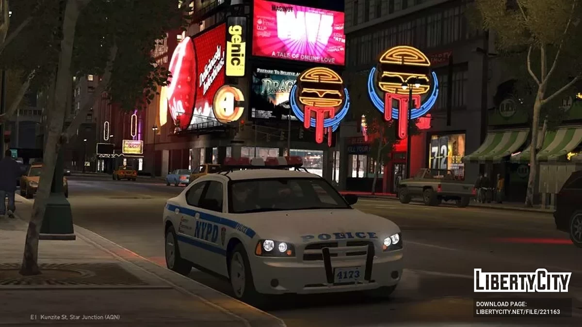 New York Police Department — 2006 Dodge Charger RMP / GTA 4