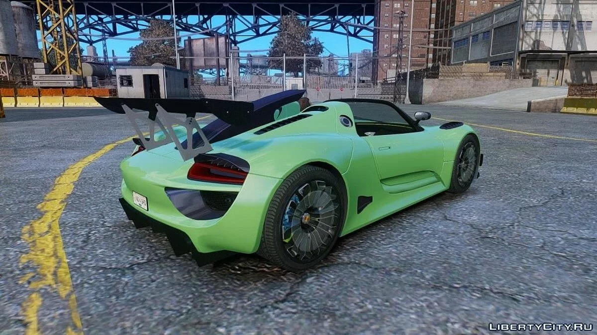 Porsche 918 Spider Body Kit Final Stocк / GTA 4