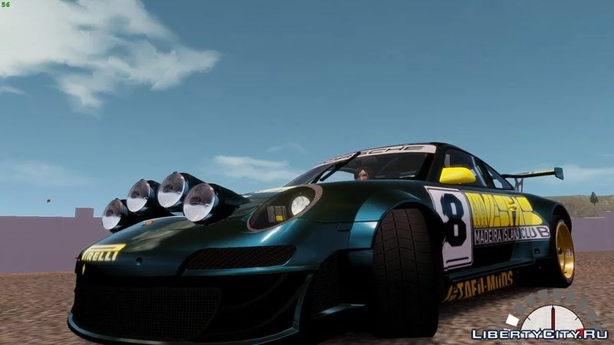 Porsche Rallye Vespas 911 GT3 RSR + Real Loud Sound Mods / GTA 4