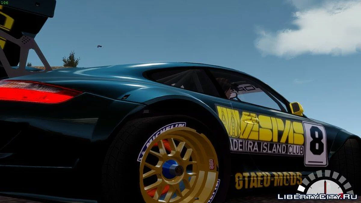 Porsche Rallye Vespas 911 GT3 RSR + Real Loud Sound Mods / GTA 4