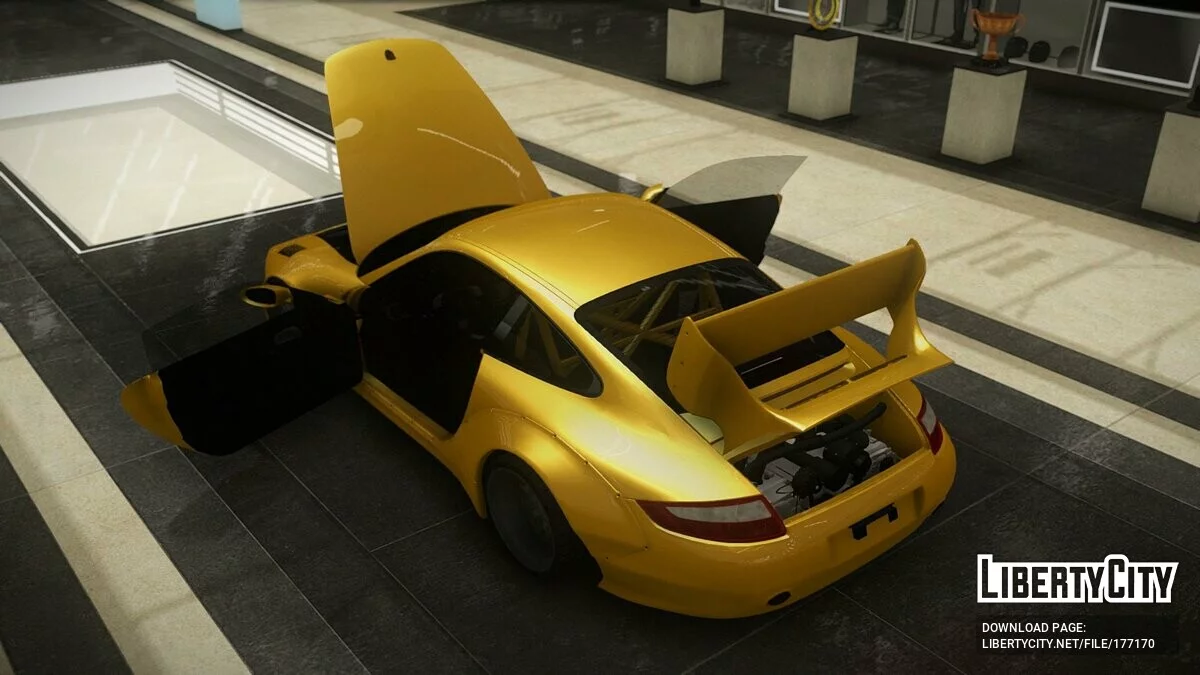 Porsche 911 GT3 [997] Old & New [Рабочий руль / Раскраска] / GTA 4