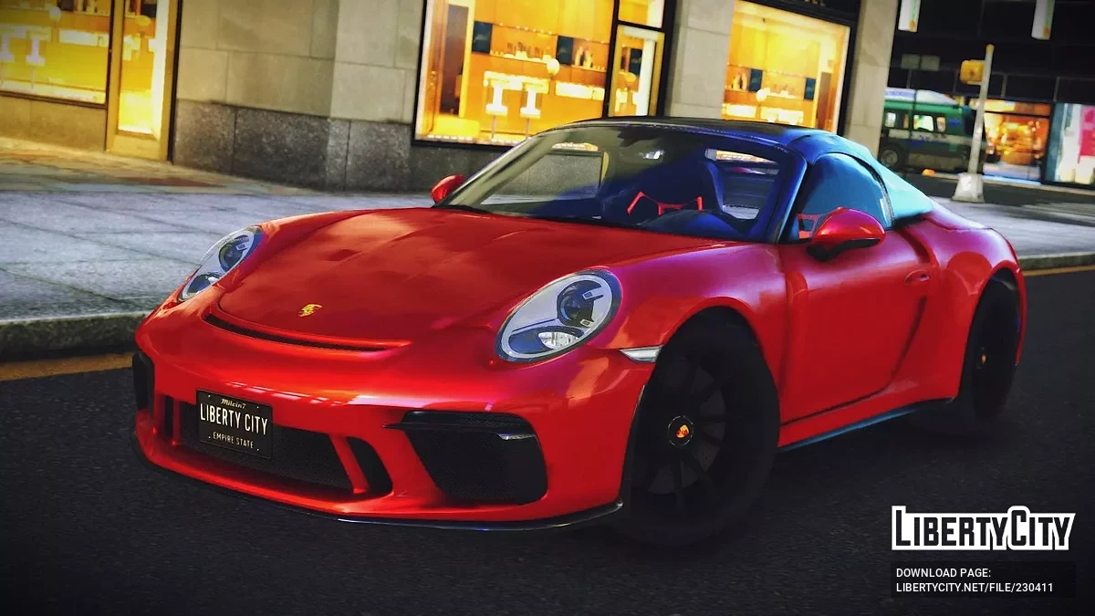 2020 Porsche 911 Speedster [Addon / Moving Steering Wheel] / GTA 4