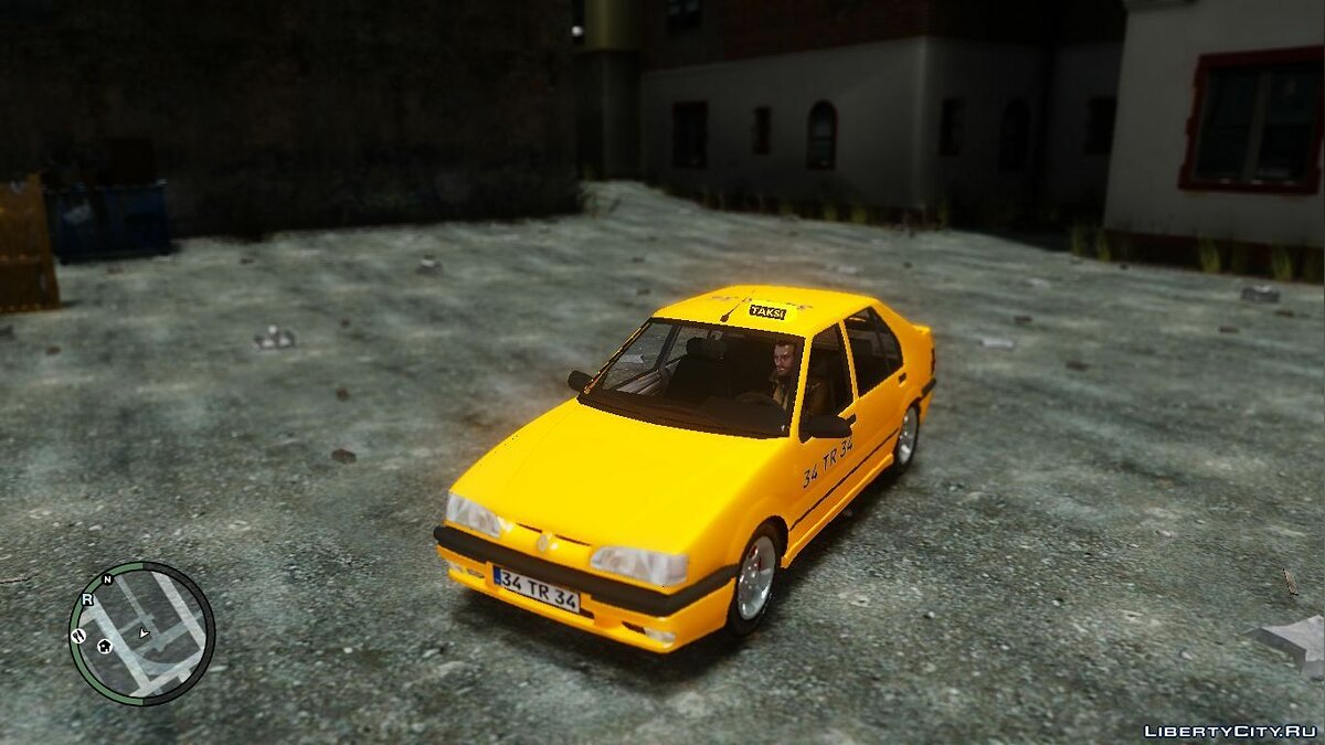 Скачать Renault 19 EUROPA Taxi для GTA 4