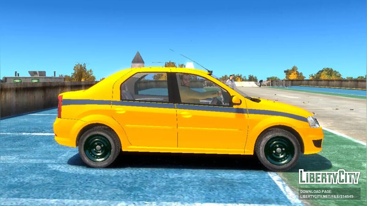 Renault Logan 2013 Taxi Do Rio De Janeiro / GTA 4