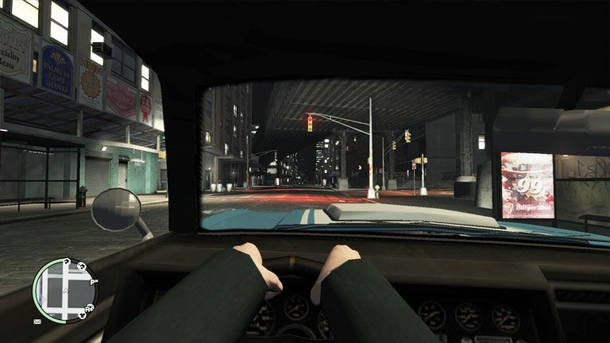 Езда от первого лица + вид из салона (First Person) v.1.22 для GTA 4 - Картинка #1