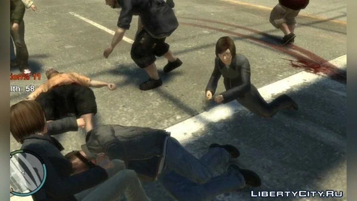 Outbreak: Infectious Zombie Mod	    / GTA 4
