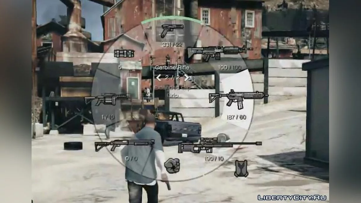 GTA 5 Weapon HUD in GTA 4 / GTA 4