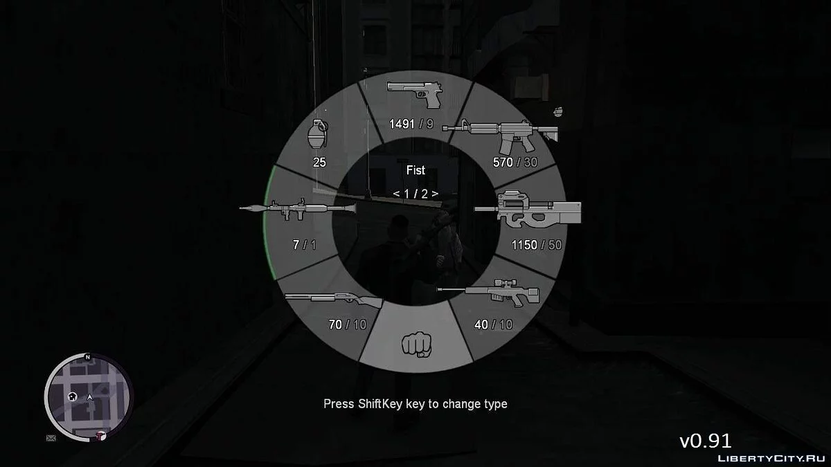 GTA 5 Weapon HUD v0.91 / GTA 4