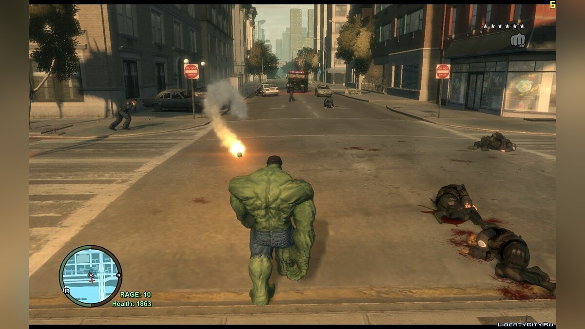 Скачать HULK Mod для GTA 4