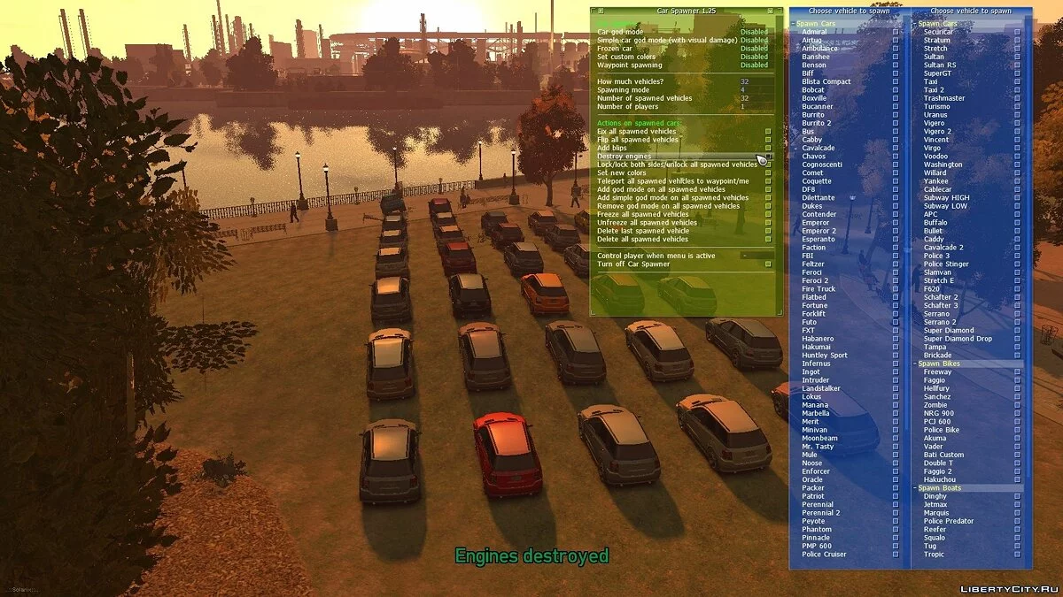 Car Spawner 1.25 (Open Source) / GTA 4
