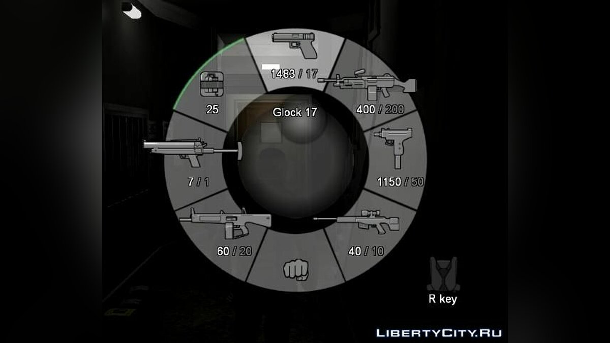 Скачать GTA 5 Weapon HUD v0.92 для GTA 4