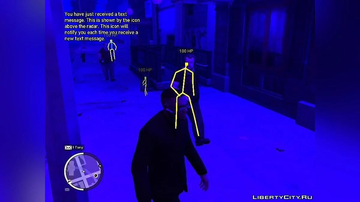 Batman Detective Vision / GTA 4