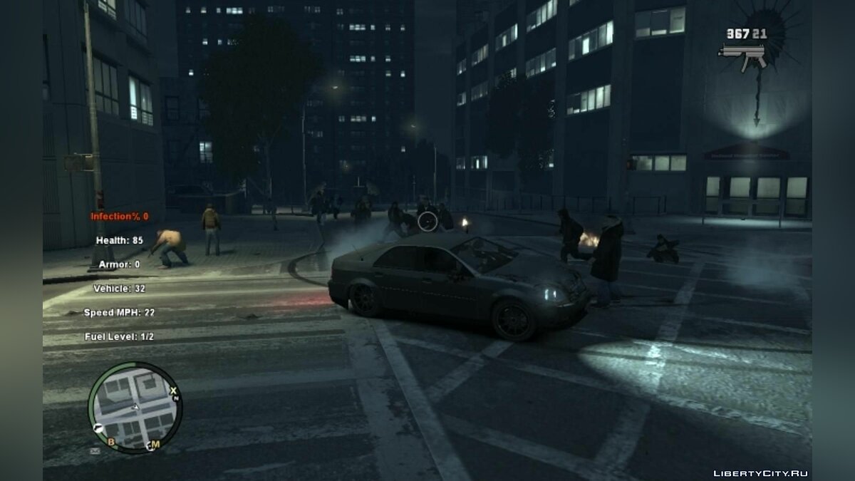 Скачать Left 4 Liberty: Infection v5.1 для GTA 4