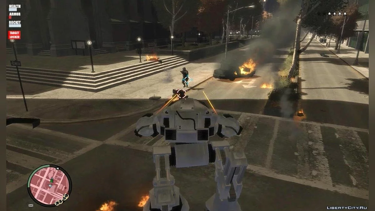 GTA IV - ED-209 Robot / GTA 4