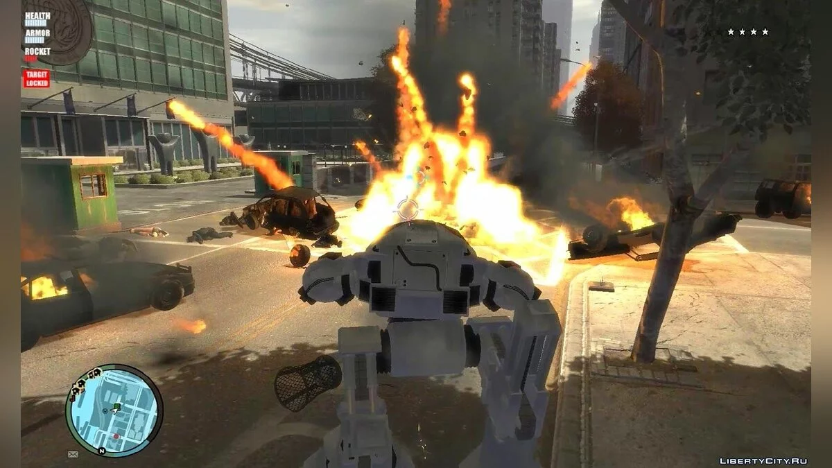 GTA IV - ED-209 Robot / GTA 4