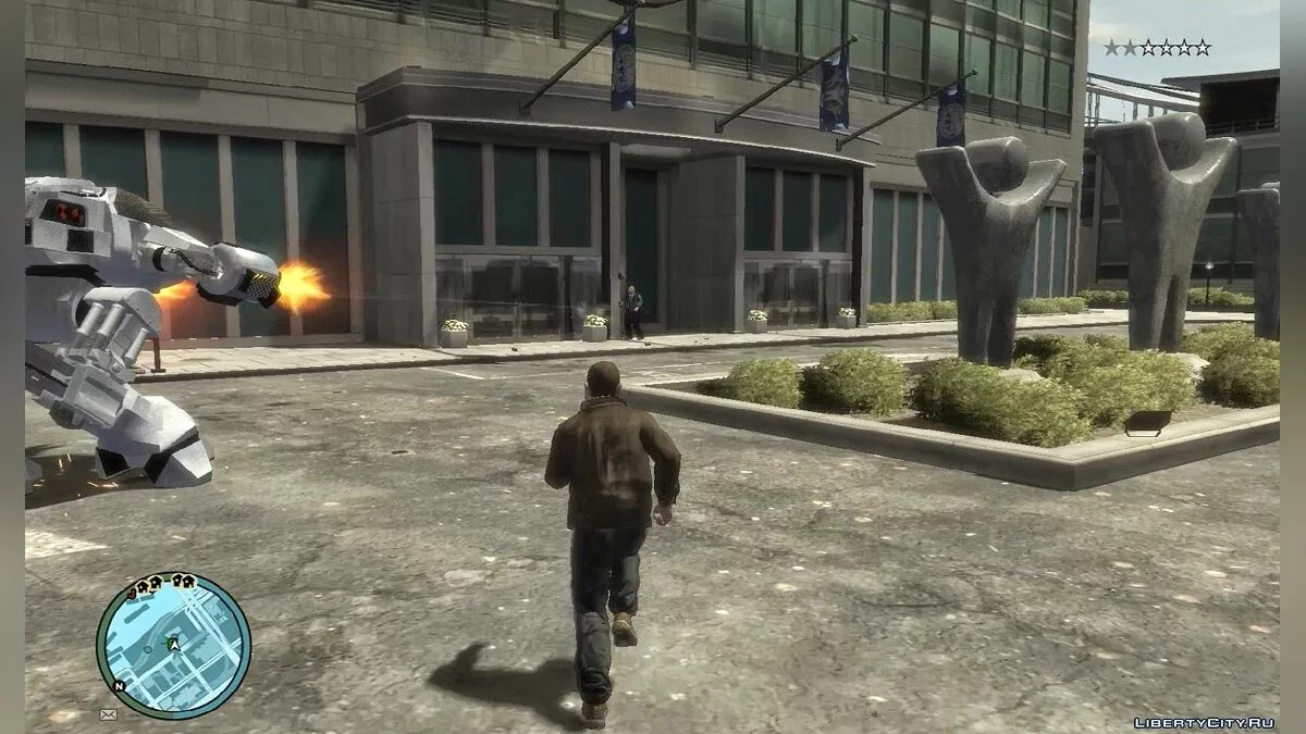 GTA IV - ED-209 Robot / GTA 4