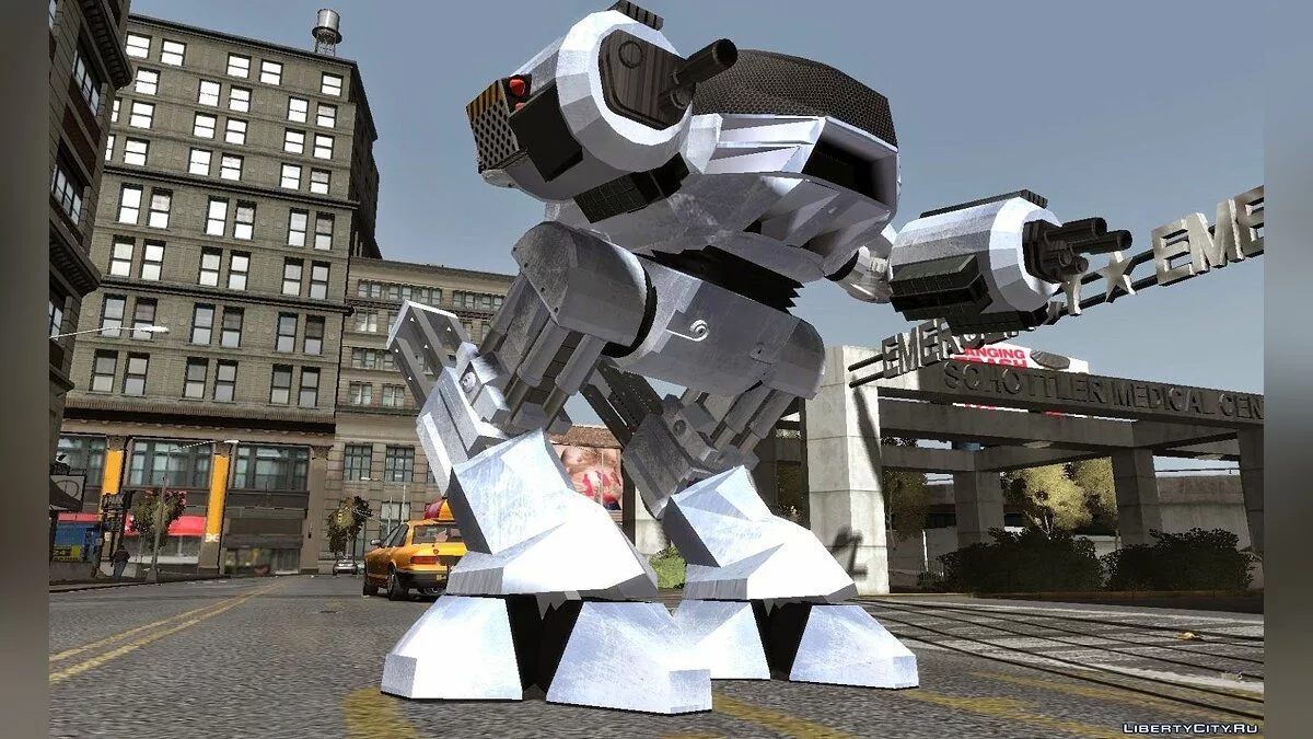 GTA IV - ED-209 Robot / GTA 4