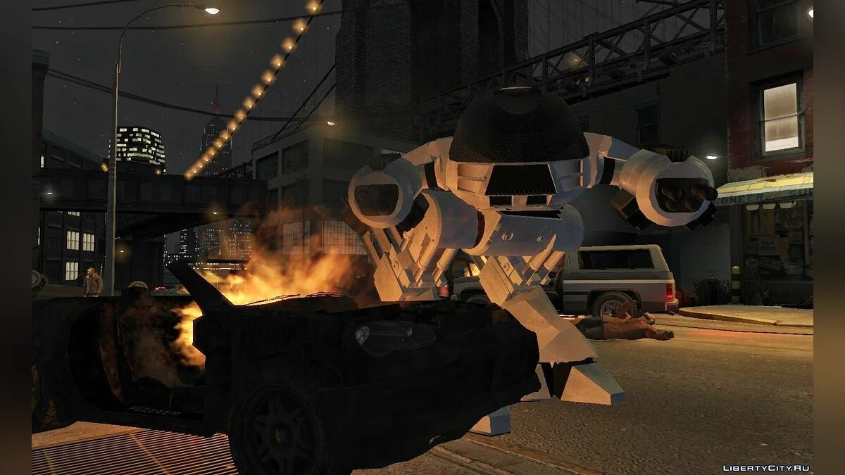 GTA IV - ED-209 Robot / GTA 4