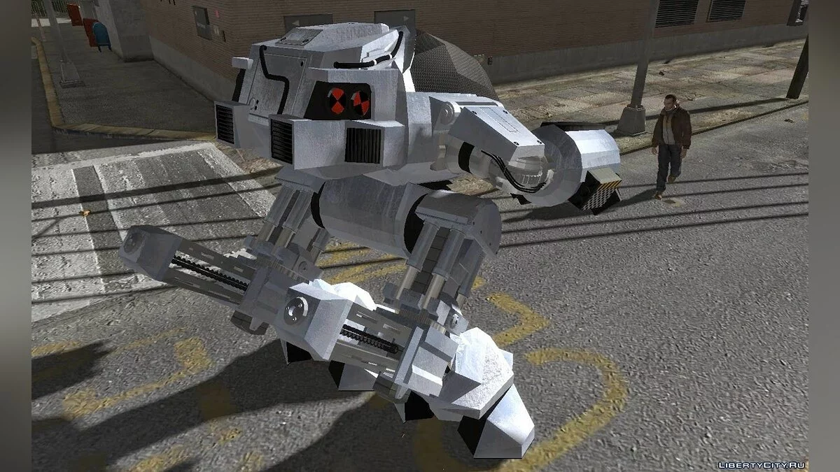 GTA IV - ED-209 Robot / GTA 4