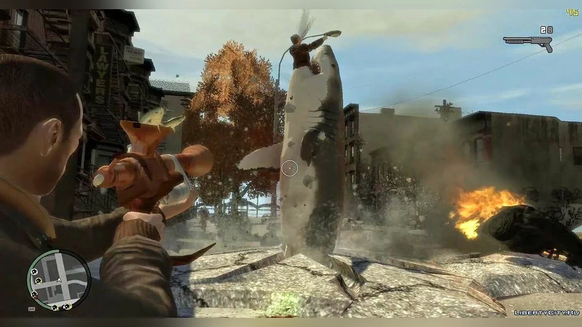 Shark-O-Matic gun / GTA 4