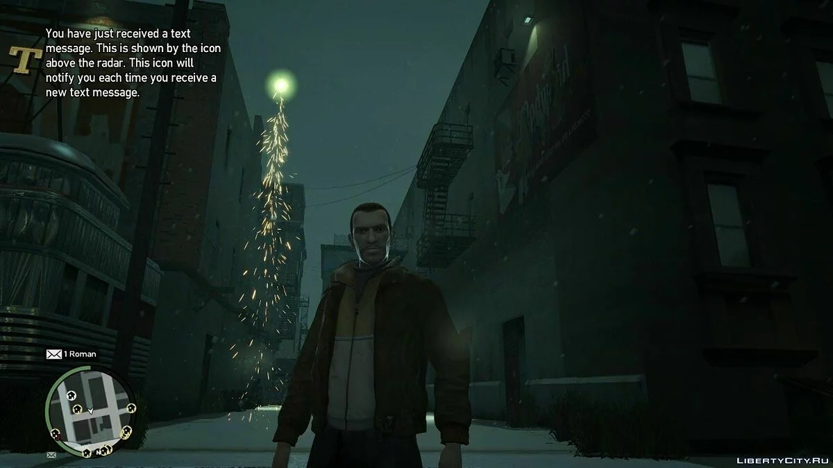 GTA IV - mod Fireworks / GTA 4