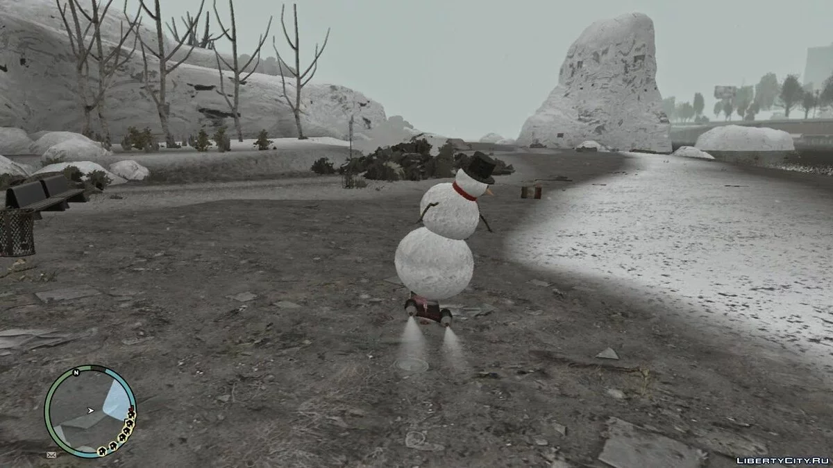 Radical Snowman mod (+Snowboard) / GTA 4