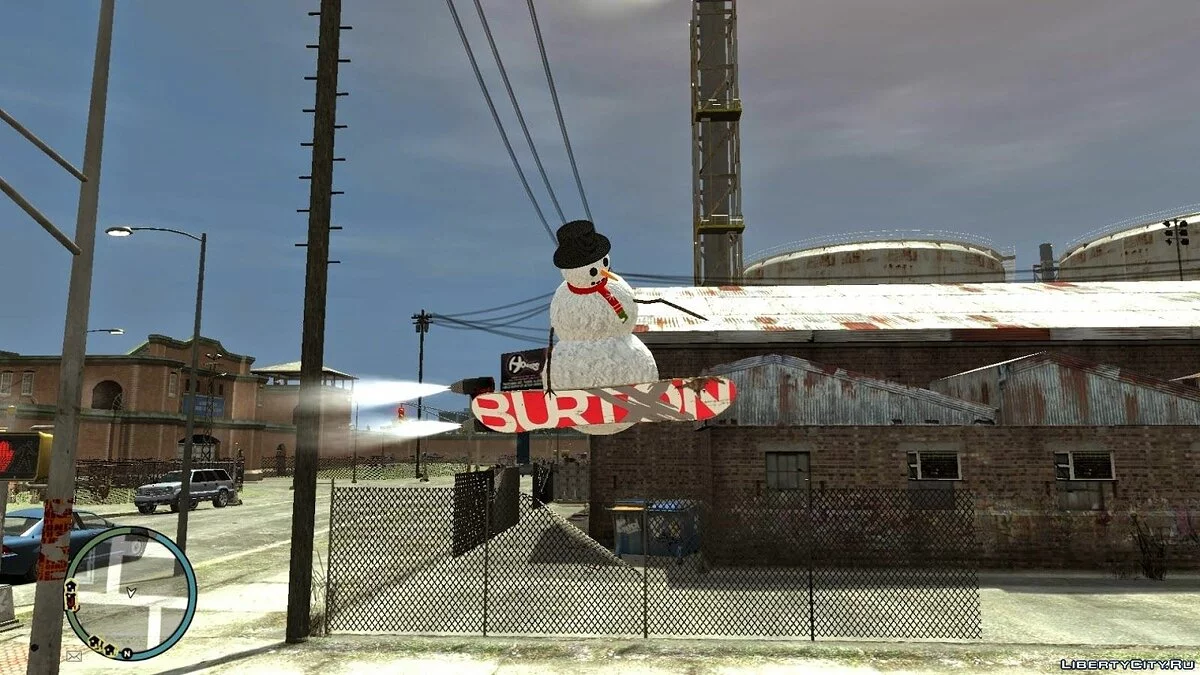 Radical Snowman mod (+Snowboard) / GTA 4