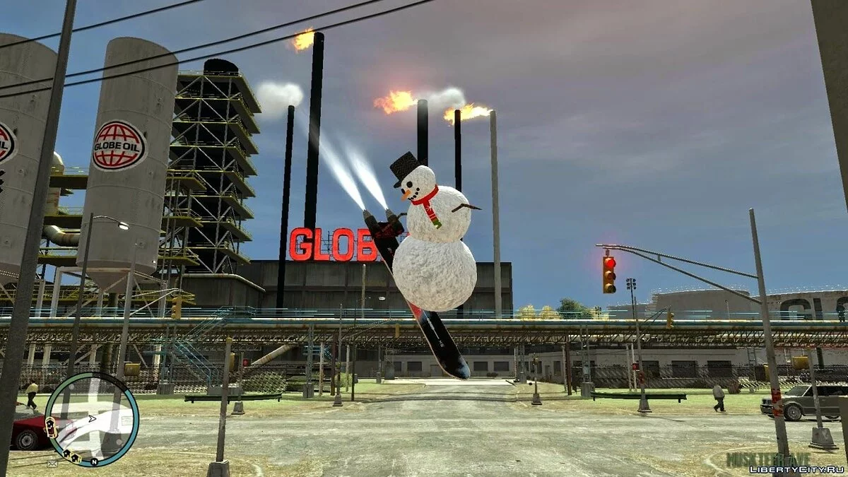 Radical Snowman mod (+Snowboard) / GTA 4